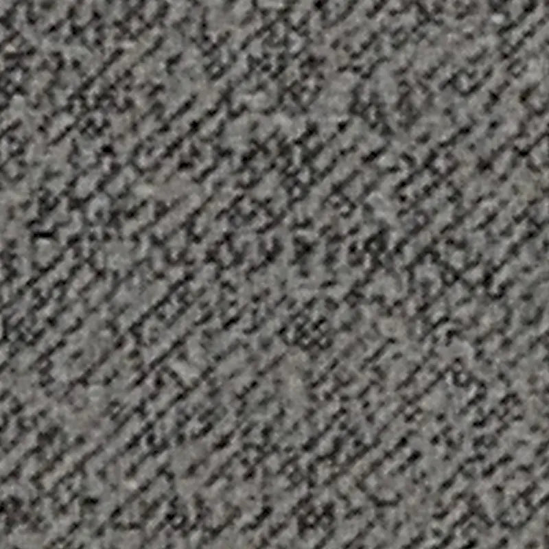 Divano componibile a 3 sezioni Kei, 9 cuscini, struttura curva, tessuto bouclé grigio