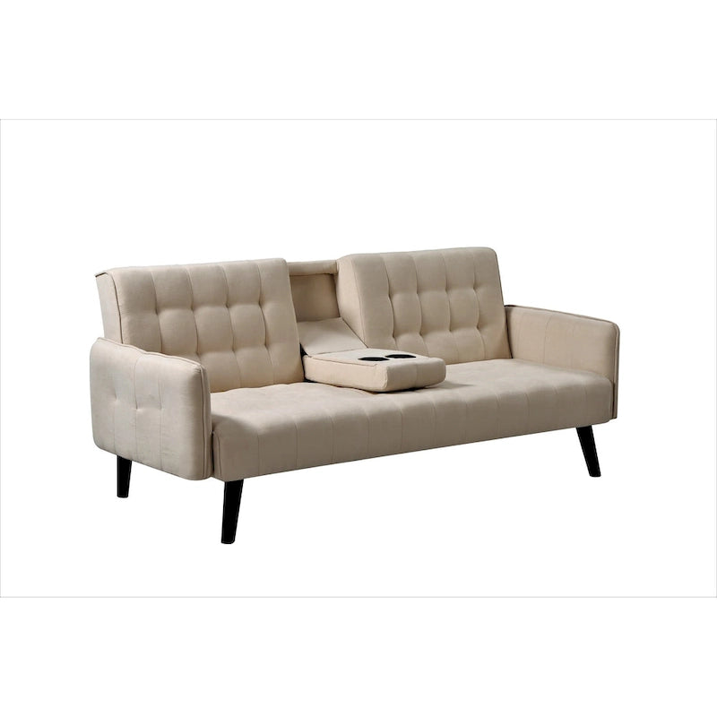 Divano letto futon imbottito Hash trapuntato