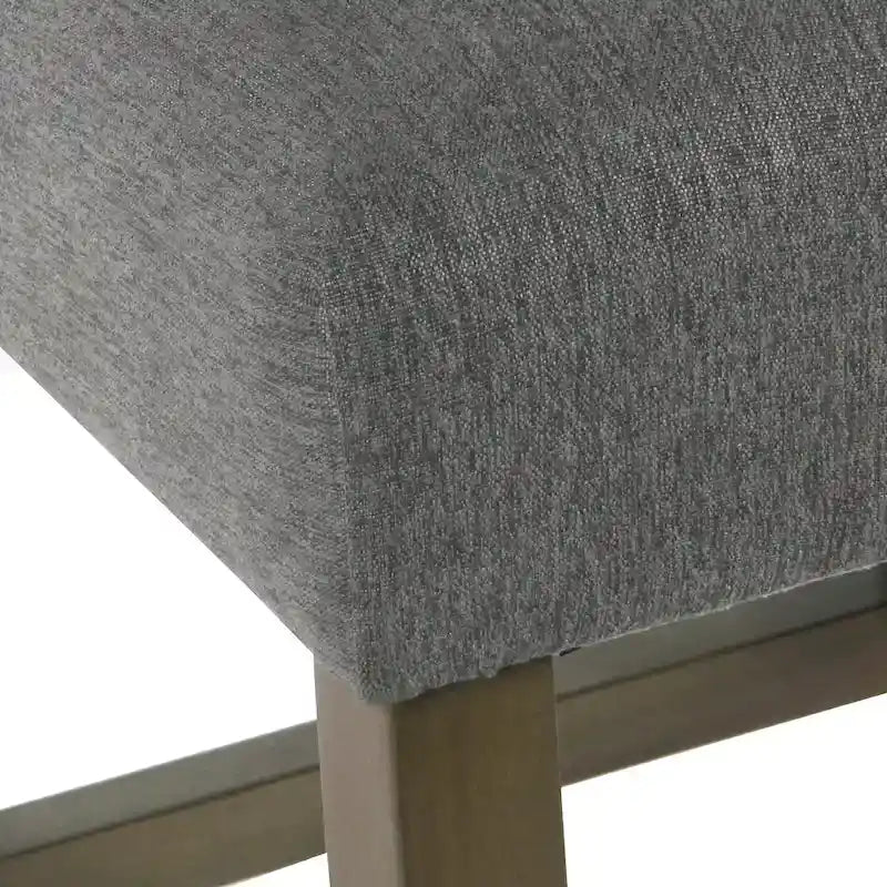 Sgabello da bancone HomePop Dinah Modern da 24 pollici - Peltro - 24 pollici