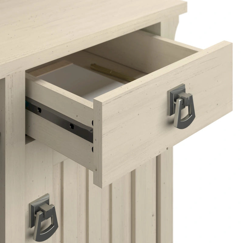 Scrivania a L Salinas da 60W con Libreria Superiore