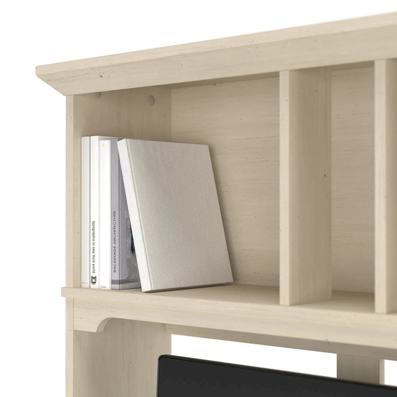 Scrivania a L Salinas da 60W con Libreria Superiore
