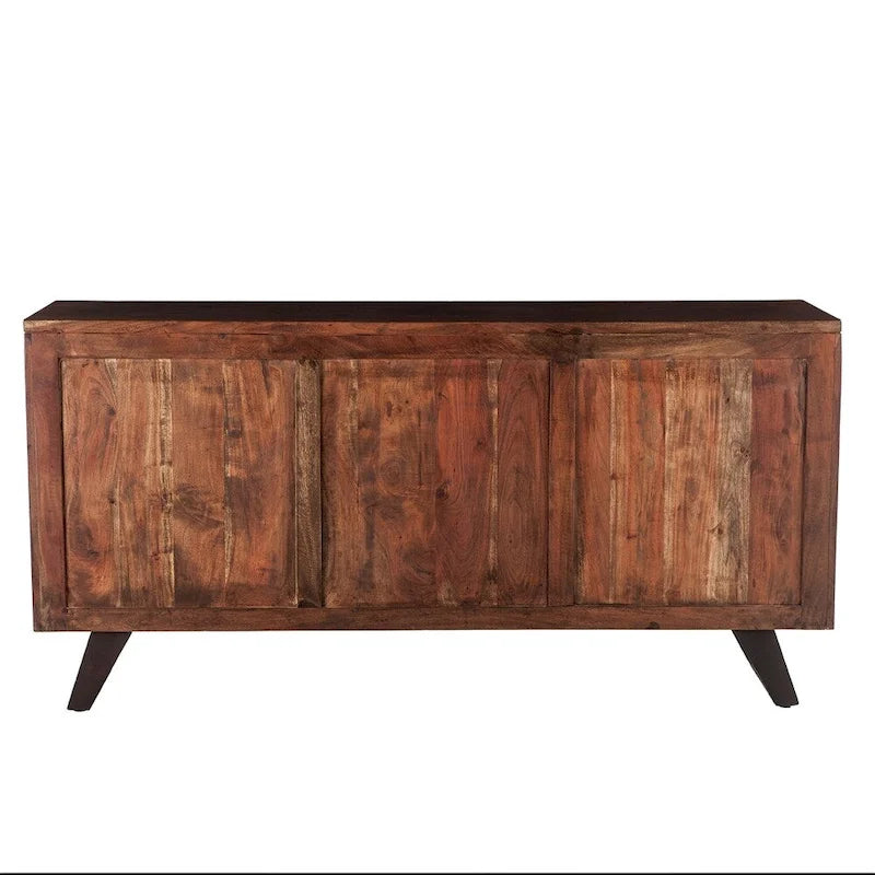 Credenza Nottingham da 68 pollici in legno di acacia con finitura noce