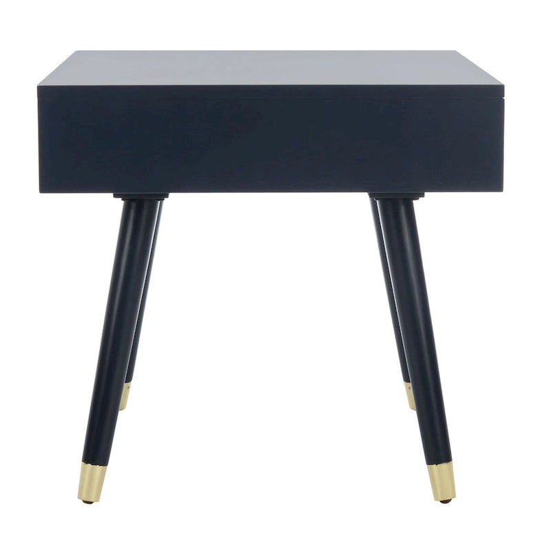 Tavolino Sunny Mid-Century con Tappo Dorato - 24 x 24 x 22,3 - 24Lx24Px22A