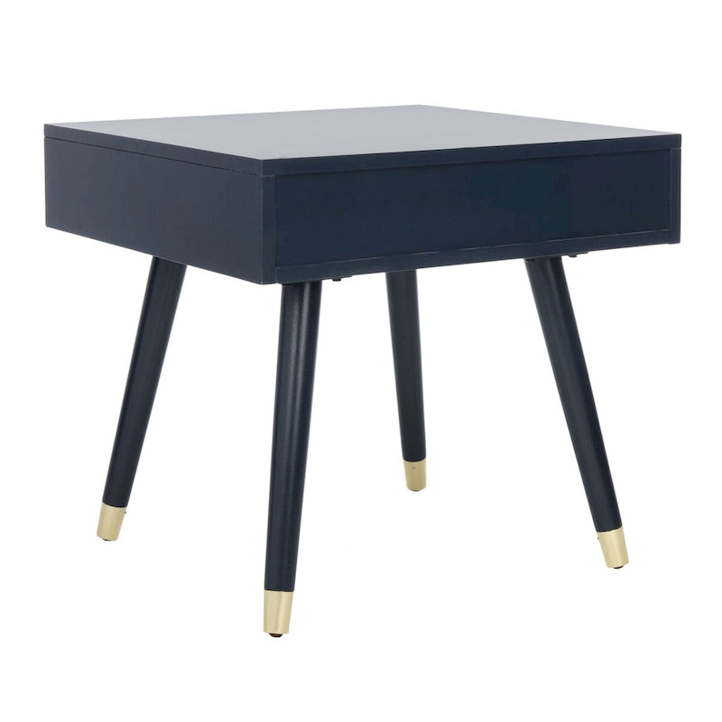 Tavolino Sunny Mid-Century con Tappo Dorato - 24 x 24 x 22,3 - 24Lx24Px22A