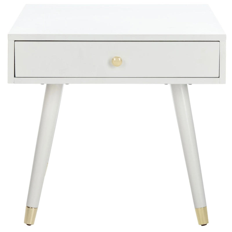 Tavolino Sunny Mid-Century con Tappo Dorato - 24 x 24 x 22,3 - 24Lx24Px22A
