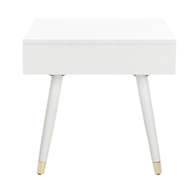 Tavolino Sunny Mid-Century con Tappo Dorato - 24 x 24 x 22,3 - 24Lx24Px22A