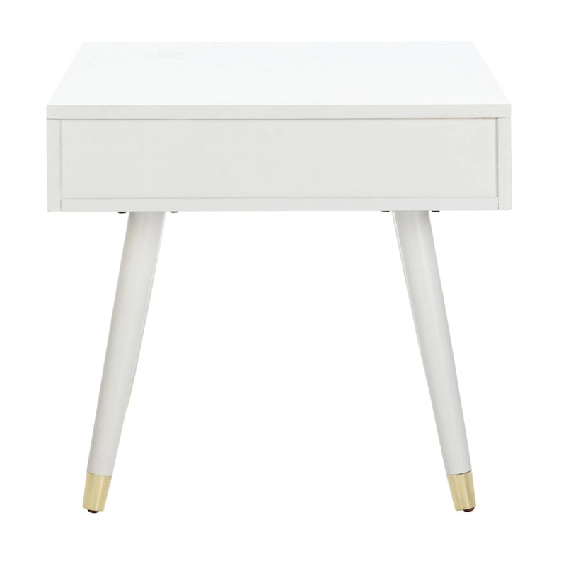 Tavolino Sunny Mid-Century con Tappo Dorato - 24 x 24 x 22,3 - 24Lx24Px22A