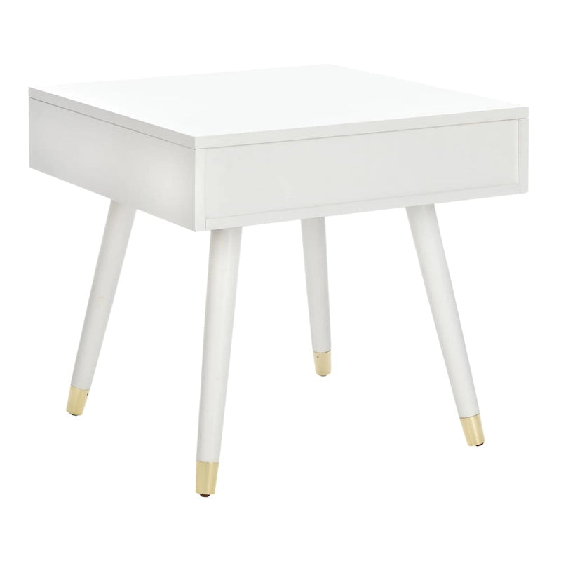 Tavolino Sunny Mid-Century con Tappo Dorato - 24 x 24 x 22,3 - 24Lx24Px22A