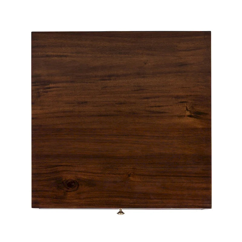 Tavolino Sunny Mid-Century con Tappo Dorato - 24 x 24 x 22,3 - 24Lx24Px22A