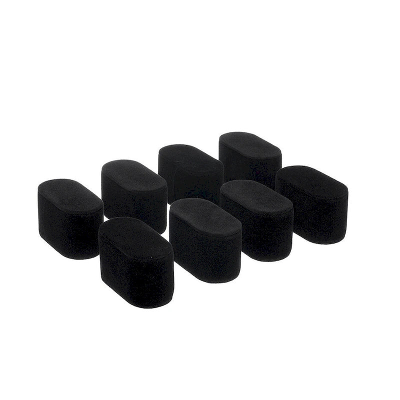 Set di 8 cuscini in velluto per braccialetti/orologi, per scatola, custodia, espositore - Disponibili in bianco e nero